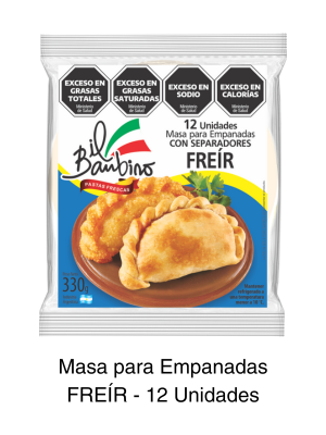 Masa para Empanadas FREIR Il Bambino