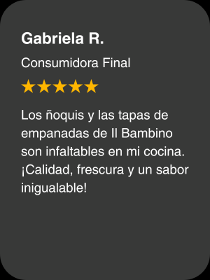 Opinión 2 Il Bambino